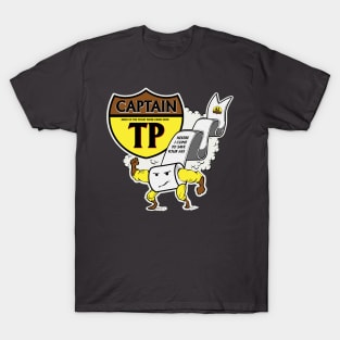 Captain TP Superhero t-shirt design Rebelty T-Shirt